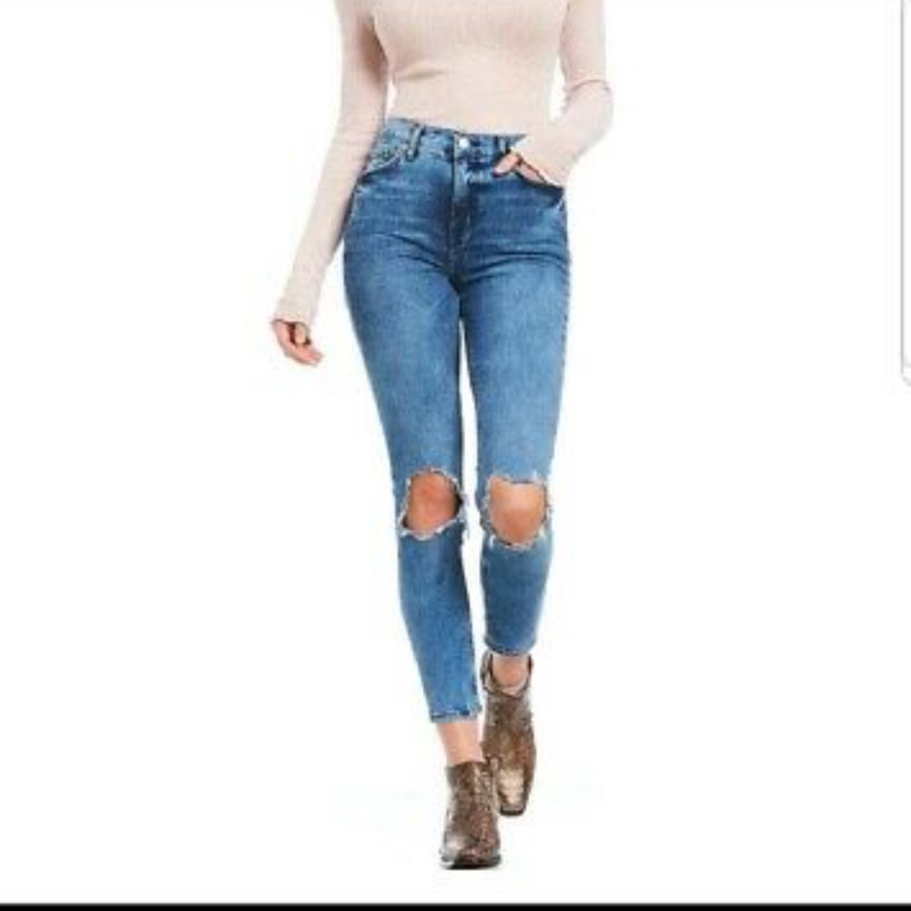 NWT Free People high rise skinny jeans. Sz 26 - Picture 6 of 6